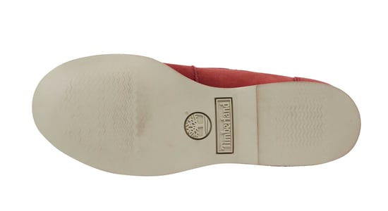 Timberland Classic Boat Unlined Red Leather Lace Up Womens Boat Shoes A14DV