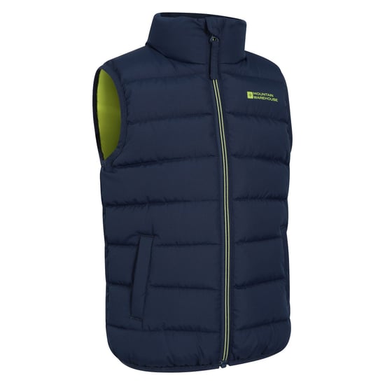 Mountain Warehouse Kinder/Kinder Rocko Gewatteerd Gilet (Donkerblauw) - Image 4