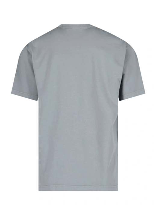 Balenciaga BB-logo geborduurd oversized T-shirt in grijs - Image 2