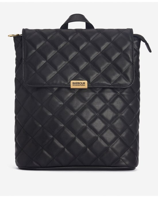 Barbour International Quilted Hoxton Womens Backpack - Image 2