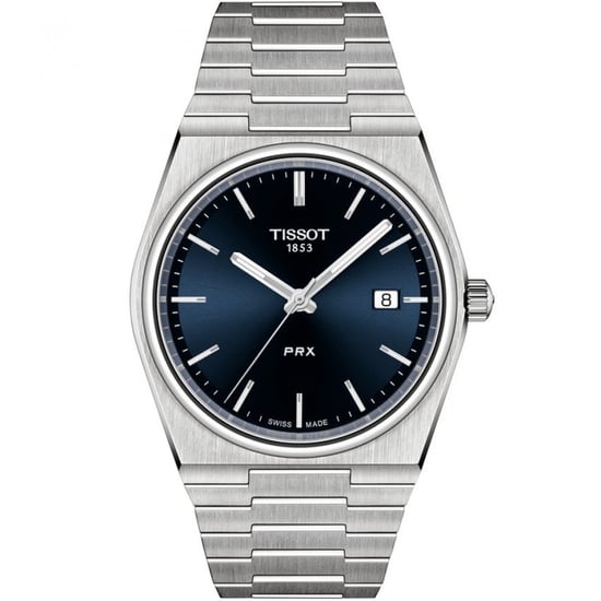 Tissot - PRX RVS Horloge met Blauw Wijzerplaat voor Heren - Image 1