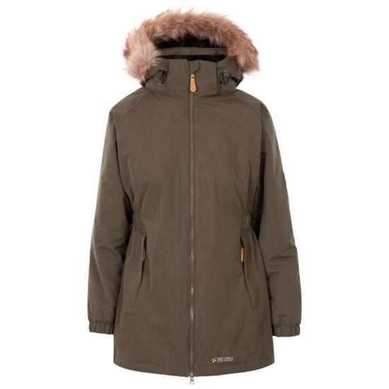 Trespass Womens/Ladies Celebrity Insulated Longer Length Parka Jacket (Dark Vine)