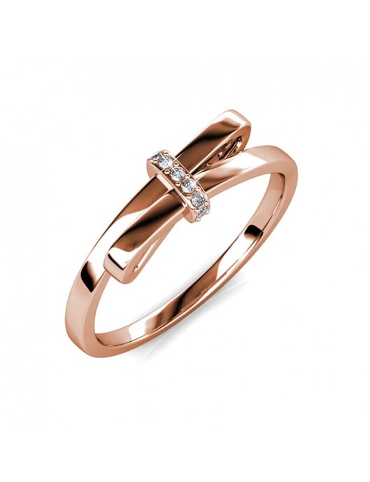 Luminous Bow ring - Oostenrijks kristal - Image 1