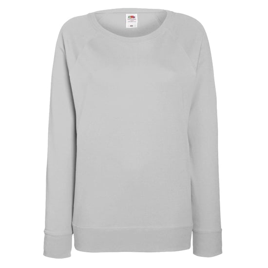 Fruit OF The Loom Dames Getailleerd lichtgewicht raglan sweatshirt (240 GSM) (Heather Grijs) - Image 1