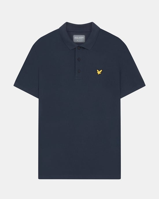 Lyle & Scott Sport Korte Mouwen Polo Shirt in Marineblauw - Image 5