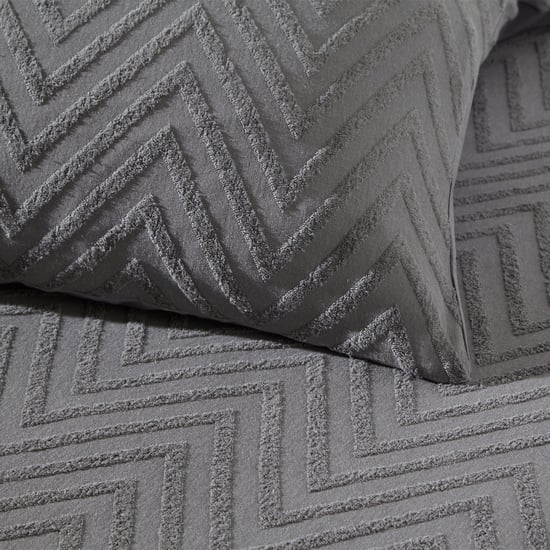 Minimalistisch Chevron Zigzag Tuin Duvet Cover Set - Image 3