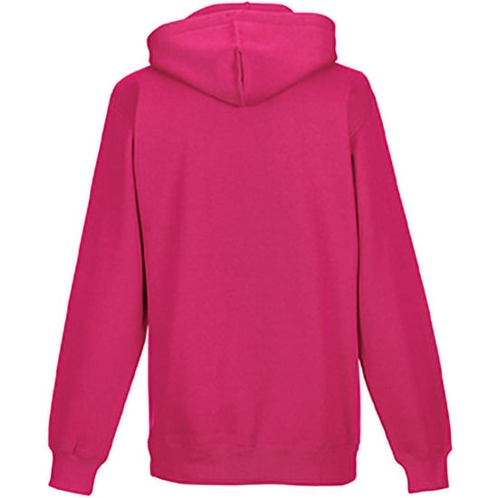 Russell Kleuren Heren Hooded Sweatshirt / Hoodie (Fuchsia) - Image 2