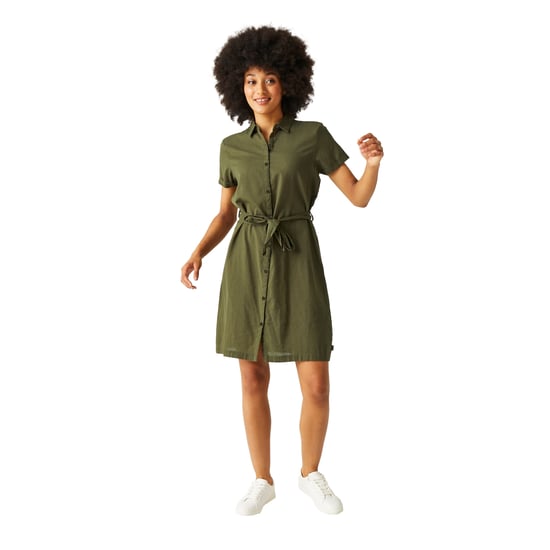 Regatta Womens/Ladies Rema Shirt Dress (Four Leaf Clover)