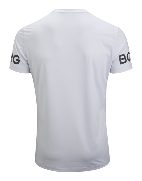 Björn Borg - Heren High Performance Korte Mouwen T-Shirt - Wit - Image 2