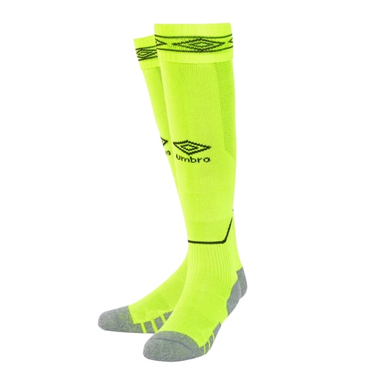Umbro Childrens/Kids Diamond Football Socks (Safety Yellow/Carbon)