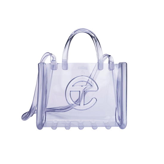Transparent Medium Jelly Shopper II x Telfar