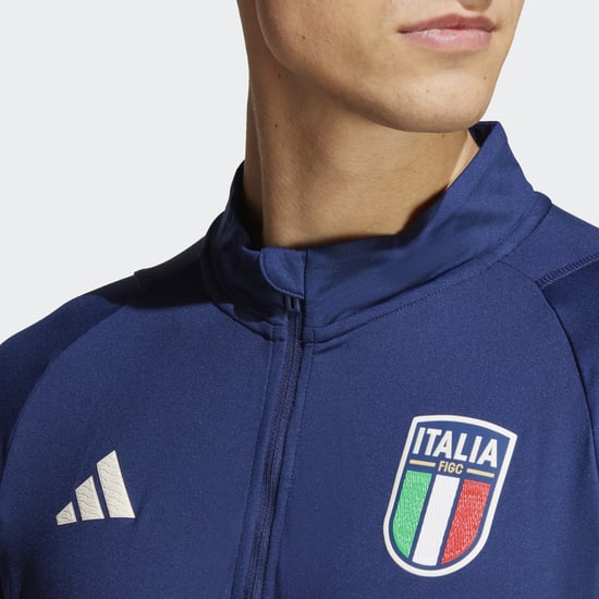 Men's adidas Italy 2023/24 Pro Training Top in Blue - Image 5