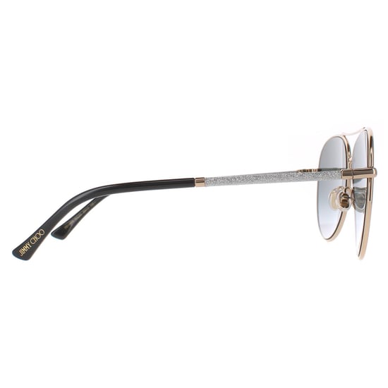 Jimmy Choo DEVAN/S RHL 9O goud zwart donkergrijs gradiënt zonnebril - Image 4