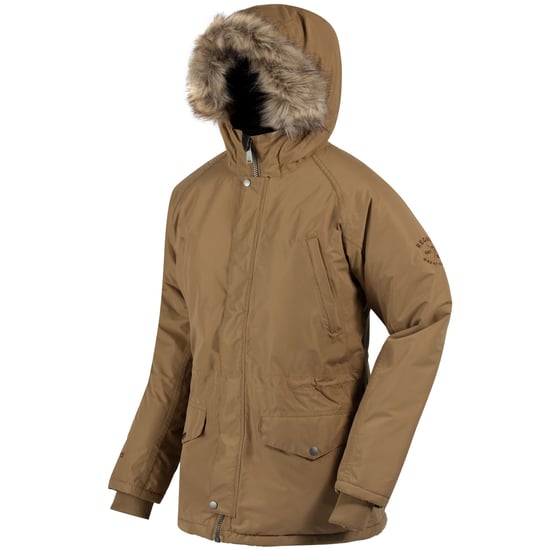 Regatta Great Outdoors Mens Salton Waterproof Insulated Parka Jacket (Dark Camel)