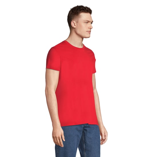 SOLS Heren Pioneer Biologisch Katoenen T-Shirt (Rood) - Image 3