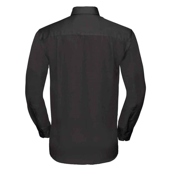 Russell Collection Heren Ultimate Formeel Overhemd Met Lange Mouwen (Zwart) - Image 2
