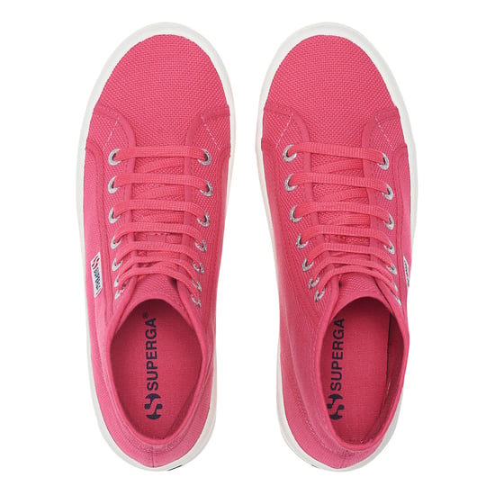 Superga Womens/Ladies 2341 Cotu Alpina High Tops (Fuchsia Pink/Avorio)