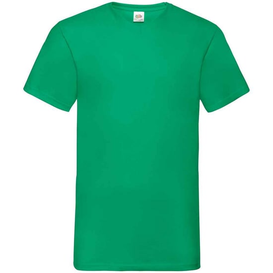 Fruit of the Loom Heren Waarde V Hals T-shirt (Kelly Groen) - Image 1