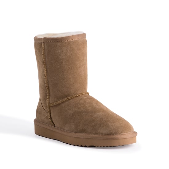 Aus Wooli "Cronulla" Australia Mid Calf Sheepskin Boot, Tan