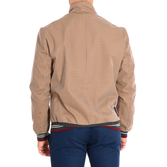 Regular fit jacket with high collar and button closure TMO008-PP579 man