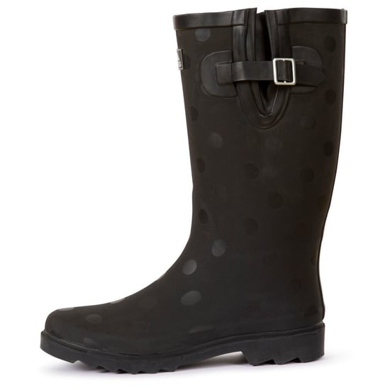 Trespass Womens/Ladies Elena Polka Dot Wellington Boots (Black)