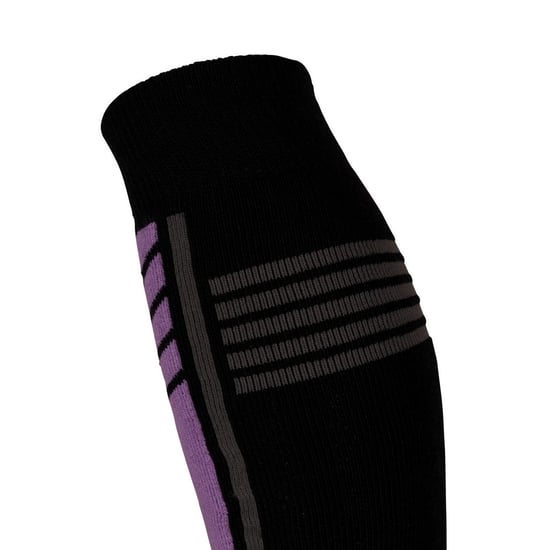 Trespass Unisex Adult Icy Skisokken (Zwart/Paars) - Image 4