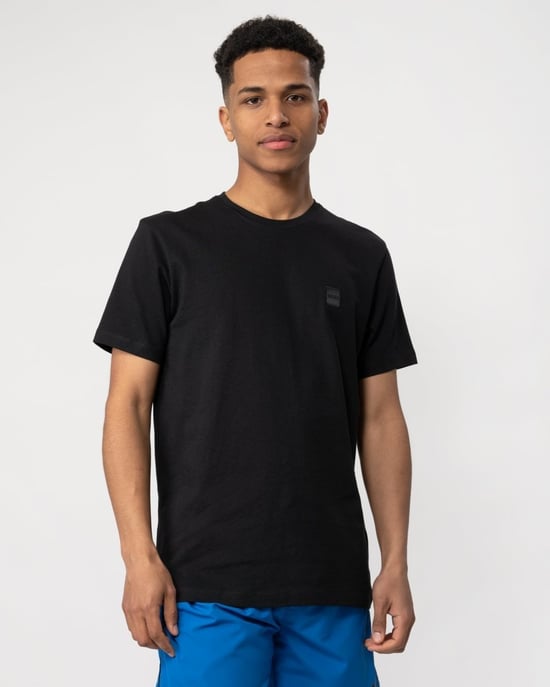 BOSS Orange Tales Heren Katoen-Jersey T-shirt Met Logopatch NOS - Image 1
