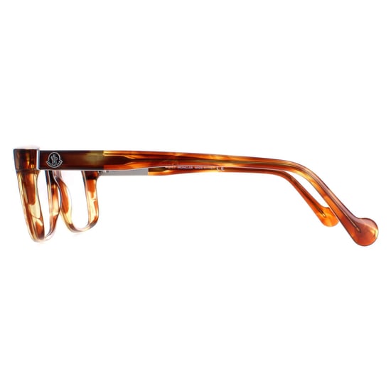 Moncler Rectangle Mens Blonde Havana Glasses