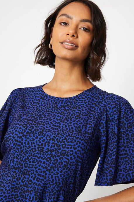 Animal Angel Sleeve Mini Dress - Image 4