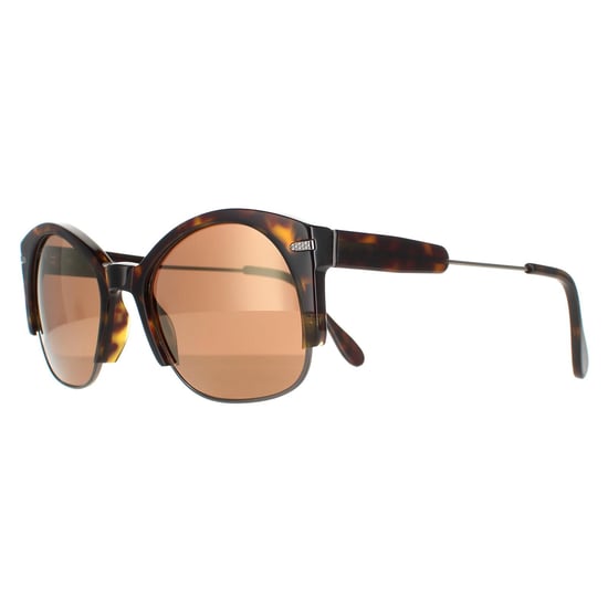 Serengeti Semi Rimless Womens Gunmetal Tortoise Polarized Drivers Gold Vinita
