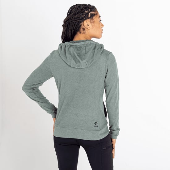 Dare 2B Womens/Ladies Out & Out Marl Fleece Hoodie (Duck Green)