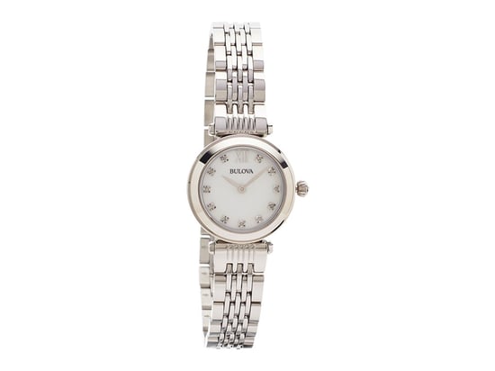 Bulova Womens Bulova 96S167 Ladies Diamond  Set Bracelet Watch