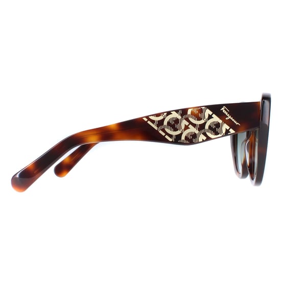 Salvatore Ferragamo Cat Eye Womens Tortoise Grey Gradient SF1022S