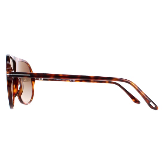 Tom Ford Shield Unisex Havana Brown Gradient Spencer 02 FT0998