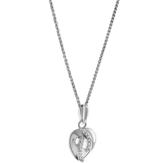 Orphelia 'Amore' Dames 925 Sterling Zilver Hangertje met Ketting - Zilver ZH-7577 - Image 2