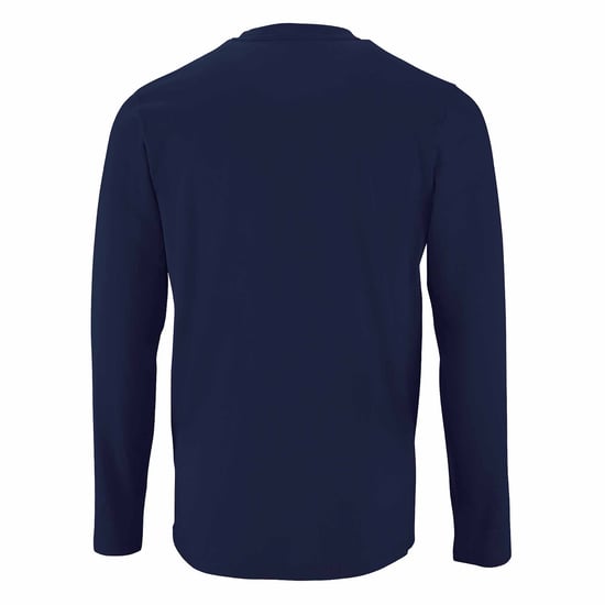 SOLS Heren Keizerlijk T-Shirt met lange mouwen (Franse marine) - Image 2