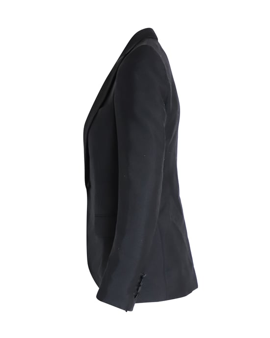 Dior Eenzijdig Blazer in Zwarte Wol - Image 2
