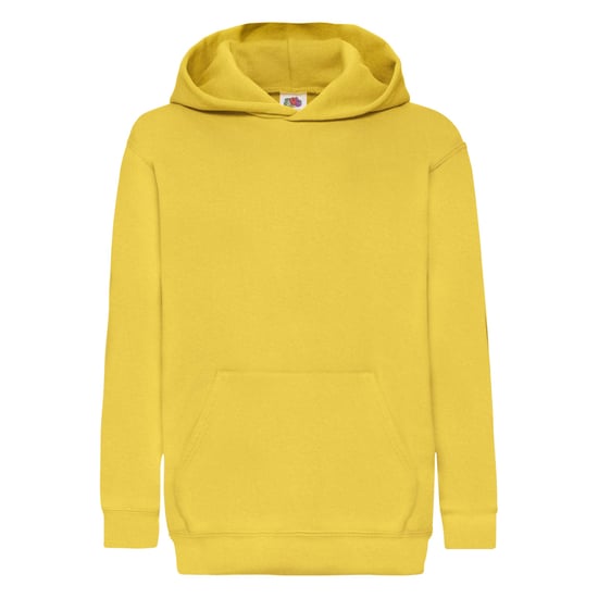 Fruit Of The Loom Kinder Unisex Sweatshirt Met Capuchon / Hoodie (Zonnebloem) - Image 1
