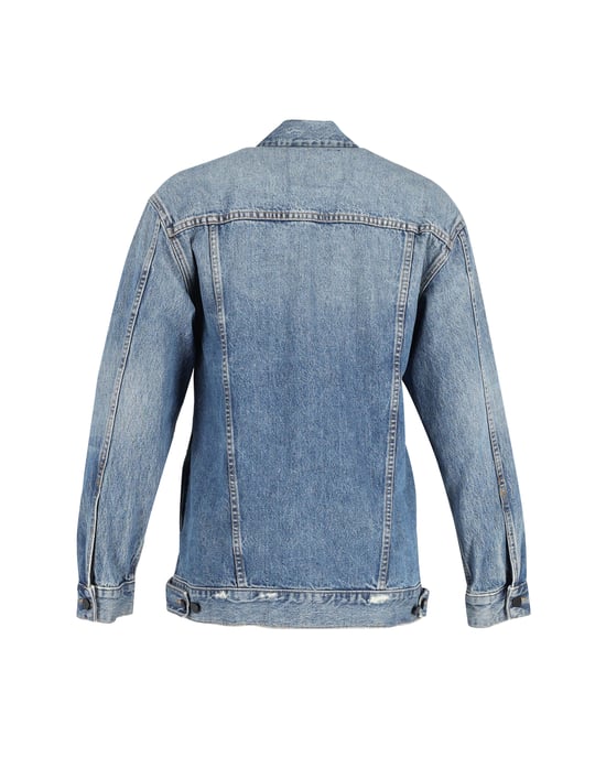 Alexander Wang Daze Oversized Denimjack in Blauw Katoen - Image 3