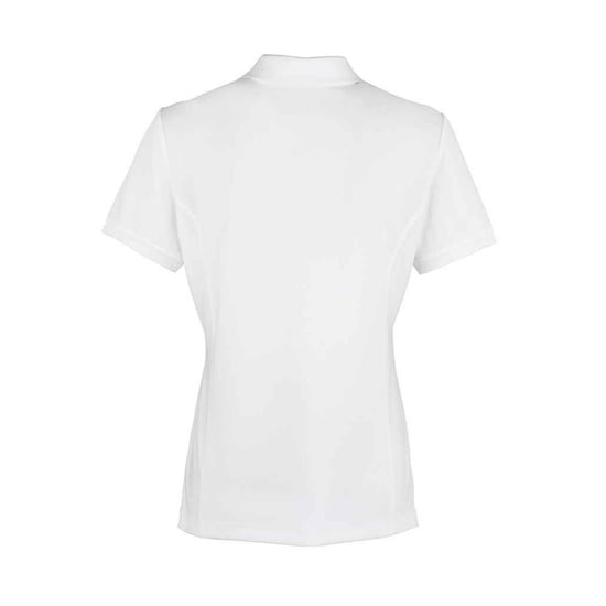 Premier Dames/Dames Coolchecker Piqué Poloshirt (Wit) - Image 2