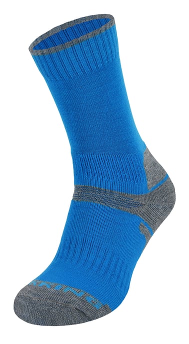 Wandelsokken van Merinowol voor kinderen | Comodo | Ademende lichtgewicht anti-blaarsokken voor buiten - Blauw - Image 1
