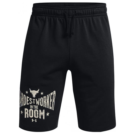 Under Armour Project Rock Terry Mens Black Shorts