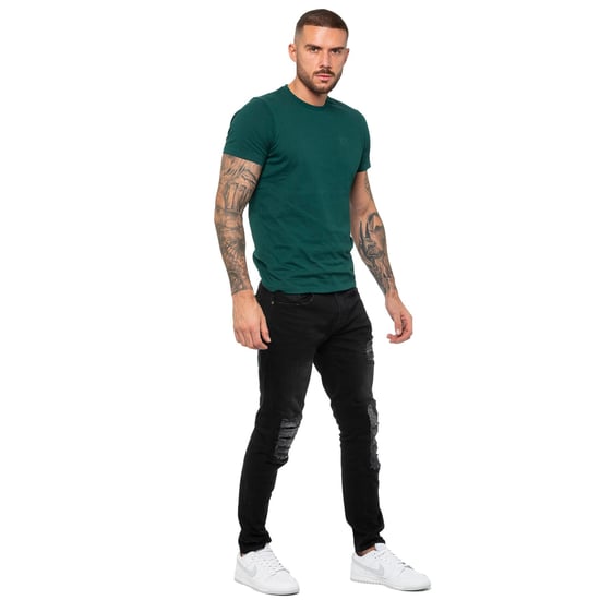 Enzo | Heren Crew Neck T-shirt - Groen - Image 6
