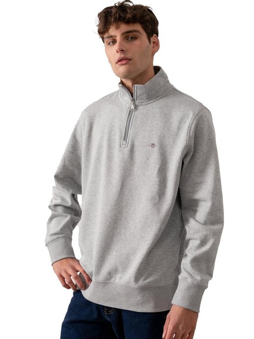 Gant heren Shield Sweatshirt met halve rits - Image 1