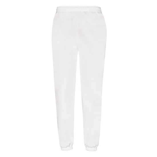 Fruit of the Loom Heren klassieke joggingbroek met elastiek (Wit) - Image 1