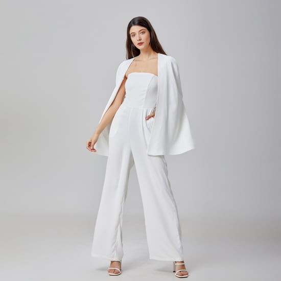 Minimalistische bustier jumpsuit - Image 2