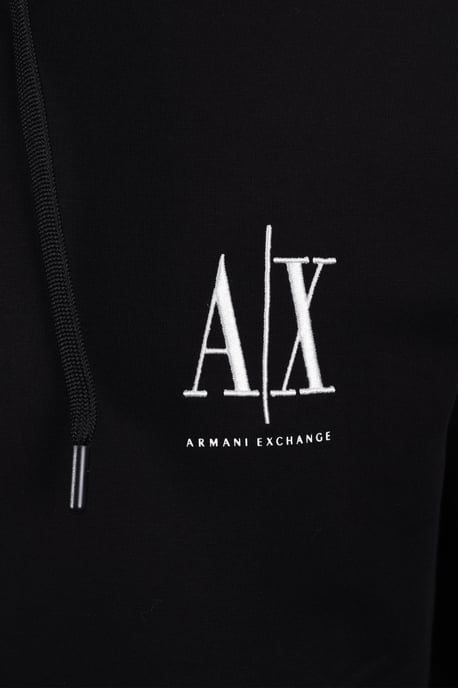 Armani Exchange Jersey Volledige Ritssluiting Hoodie Zwart - Image 3