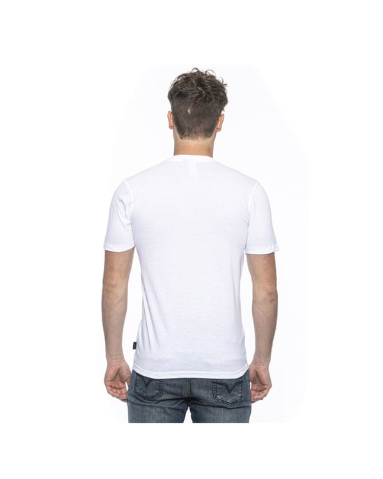 19V69 Italia Mens T-Shirt White Rayan White