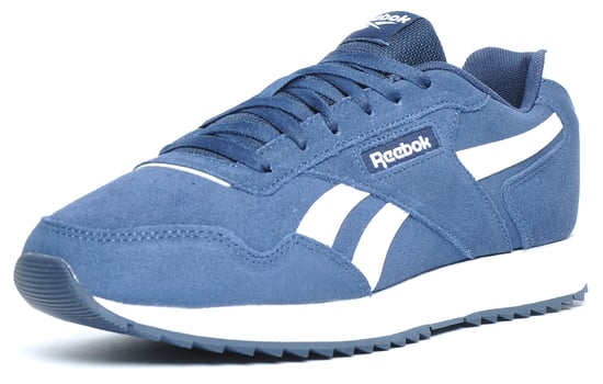 Men's Reebok Classics Glide Ripple Trainers in Navy - Image 2