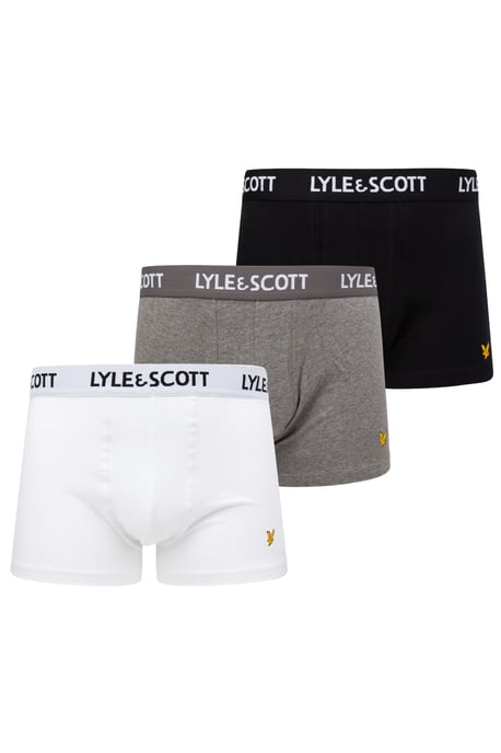 Lyle & Scott 3-pack zwembroeken in wit - Image 1